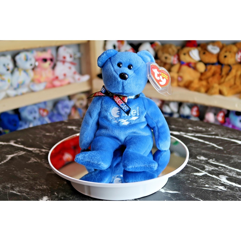 TY Beanie Baby‎ - Ryan Newman #12 the NASCAR Bear | MWMT | Vintage | Rare